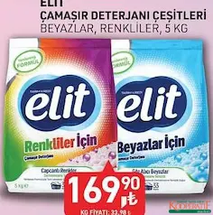 TARIM KREDİ ELİT ÇAMAŞIR DETERJANI ÇEŞİTLERİ 5 KG TARIM KREDİ ELİT ÇAMAŞIR DETERJANI ÇEŞİTLERİ 5 KG